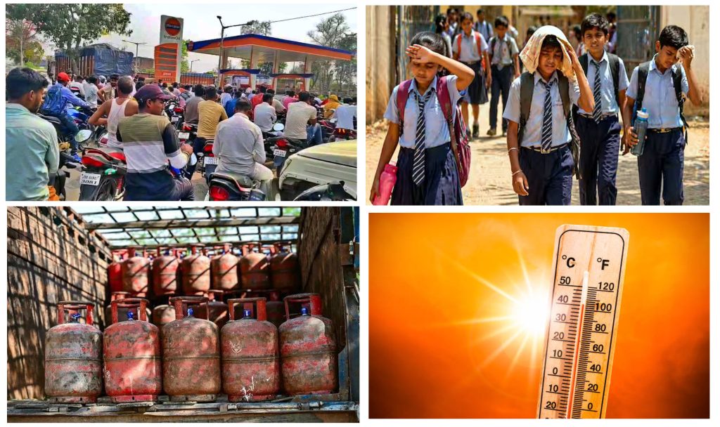 دوپہر میں چل رہے ہیٹ ویب کے چلتےاسکولوں سے آنے والے طلباء کے صحت پر منفی اثرات پڑنے کا ہو سکتا ہے خطرہ لاحق۔